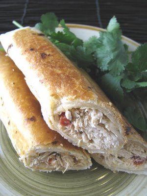 Tacos au poulet émiettés et tentants -