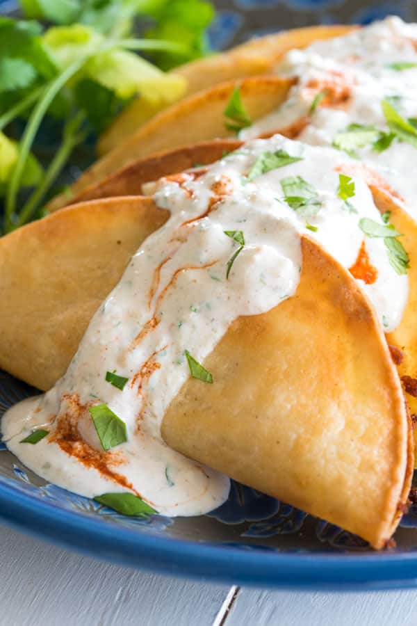 Tacos Dorados De Papa