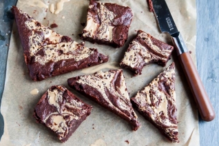 Tahini Swirl Brownies