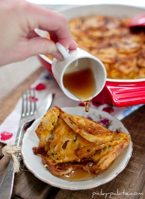 Tarte au potiron grillée au four