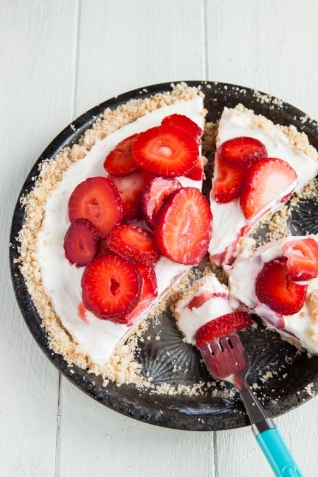 Tarta De Yogur De Fresa