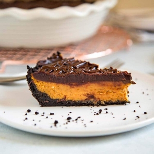 Pastel De Calabaza De Chocolate Cremoso