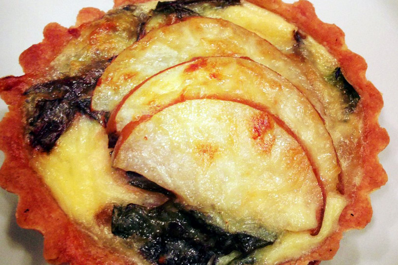 Tarta Suiza, Pera Y Gruyere Sin Gluten