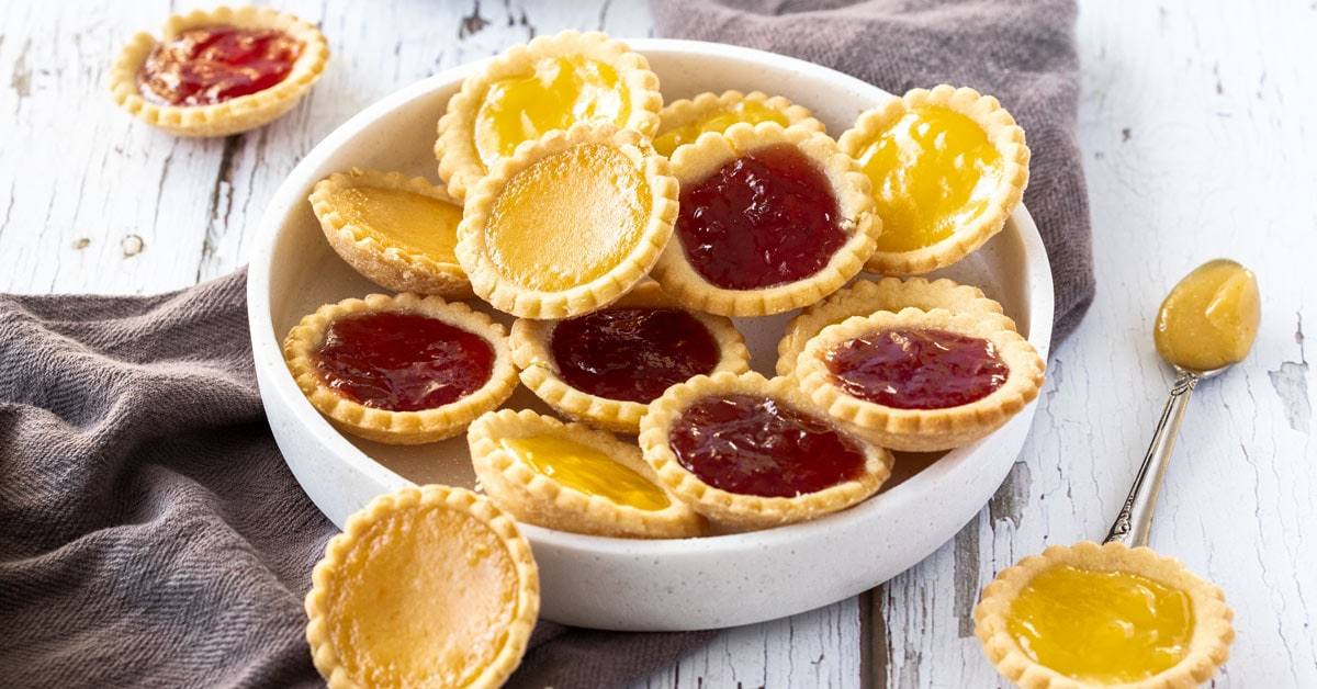 Easy Jam Tarts: 7 ingredientes y muy fácil