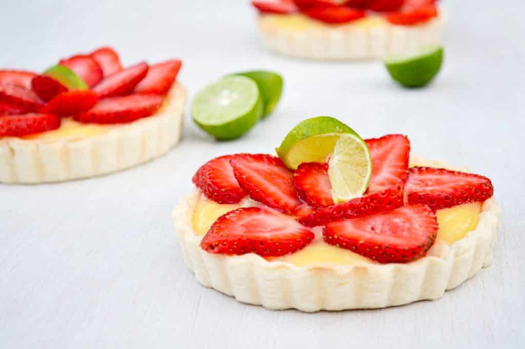 Tartas De Limita De Fresa