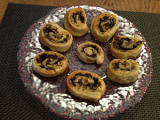 Tartes au fromage de chèvre et champignons