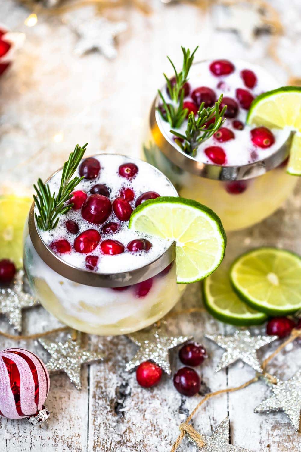 Tequila Blanco Navidad Sours