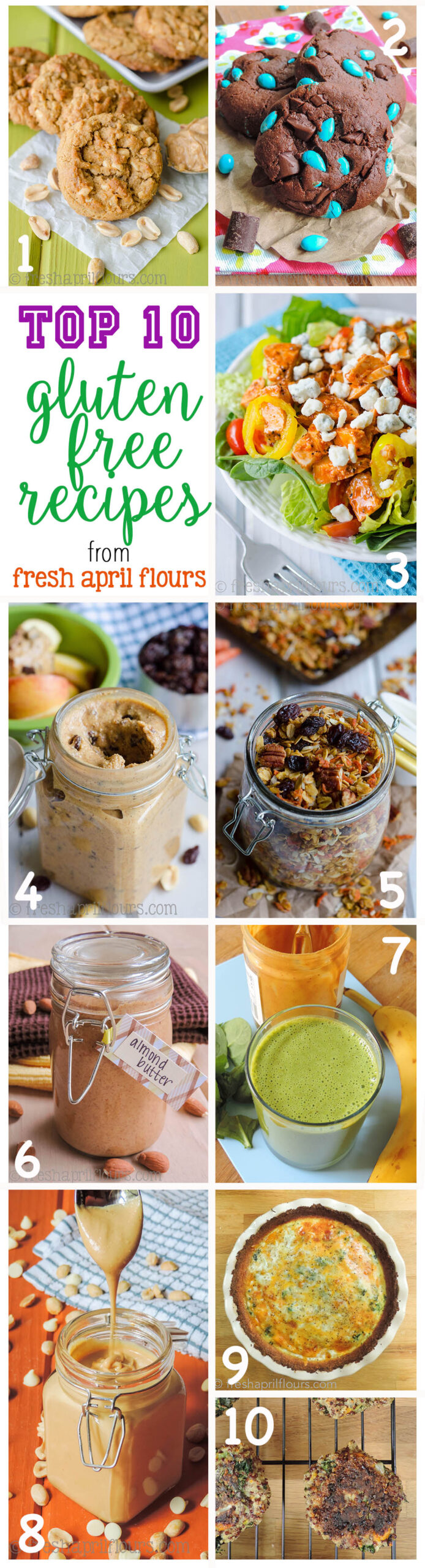 Top 10 des recettes sans gluten