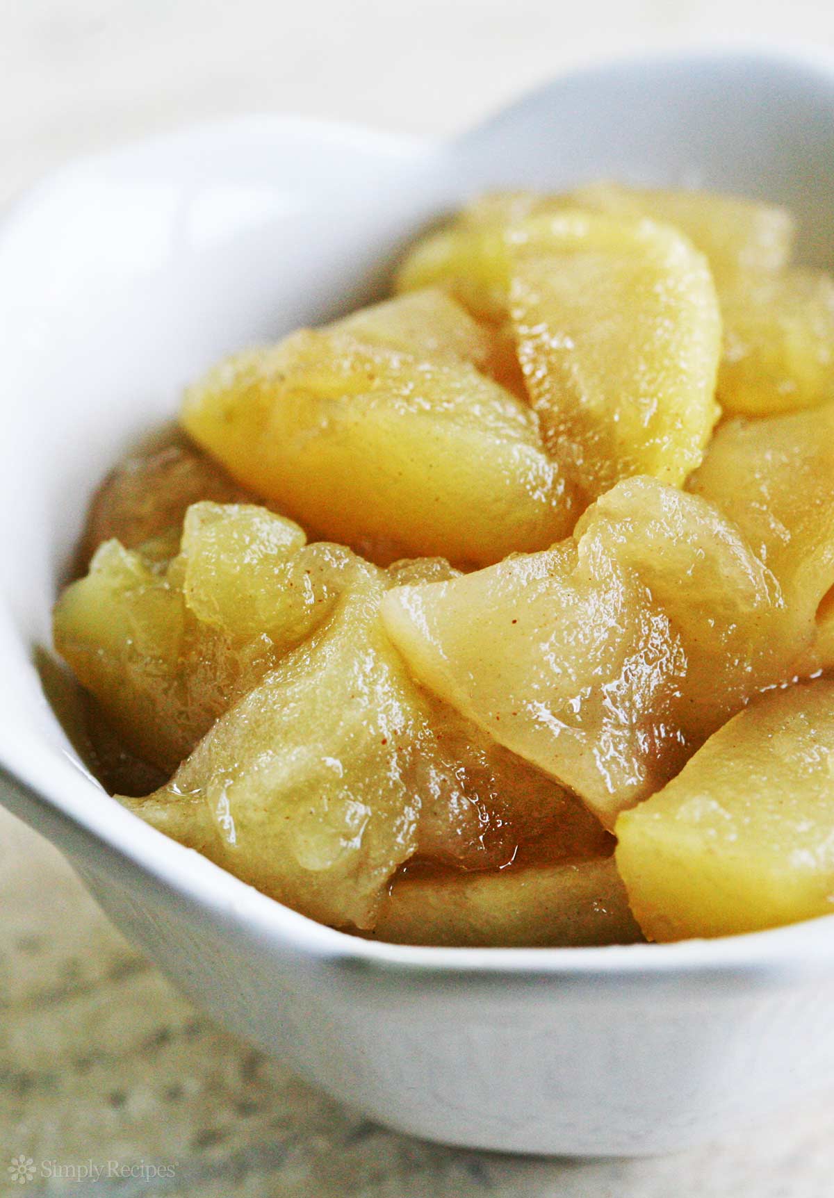 Rebanadas de manzana al horno de mam&aacute;