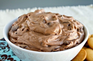 Dip De Pastel De Queso De Chocolate Caliente Mexicano