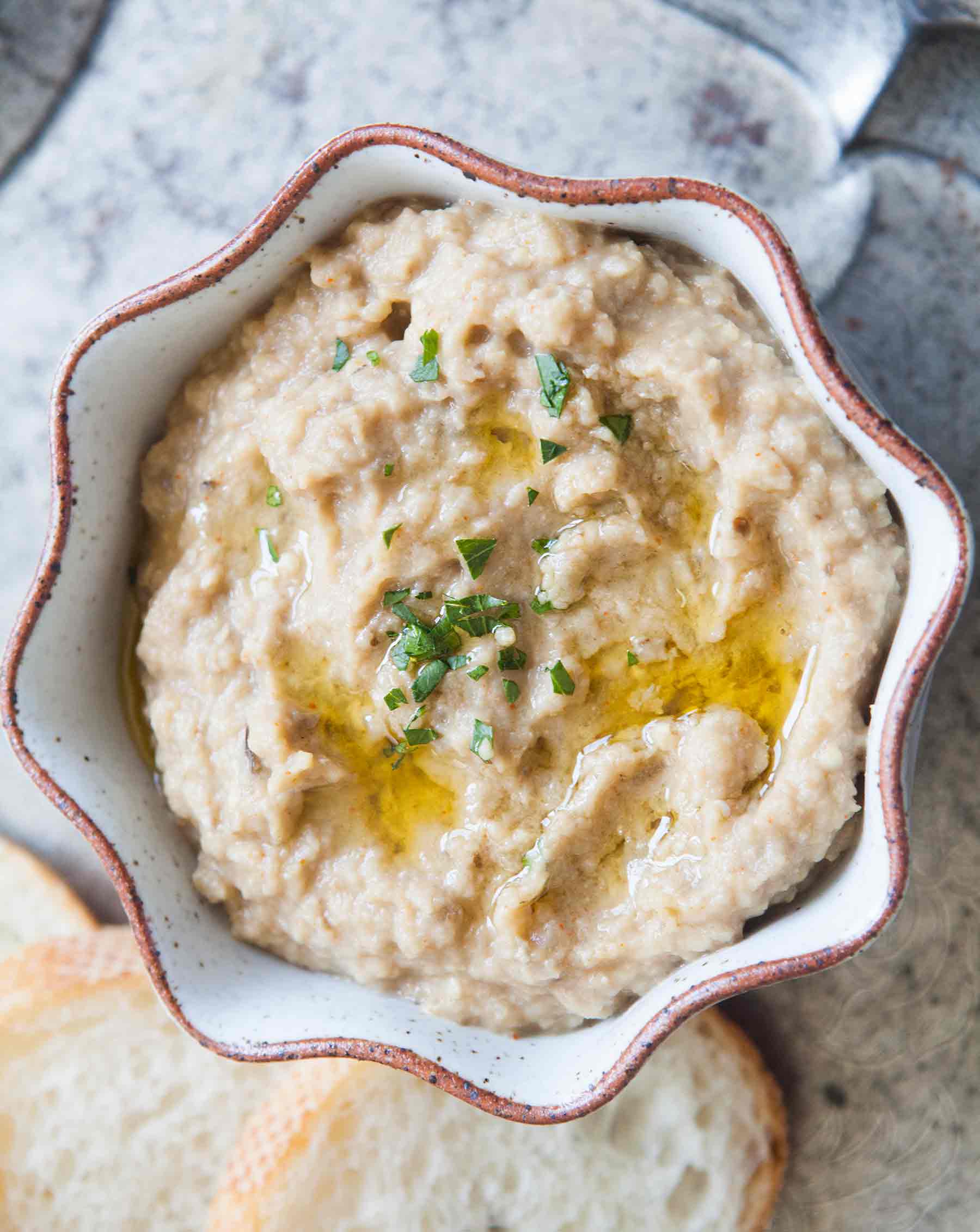 Trempette d'aubergine Baba Ganoush