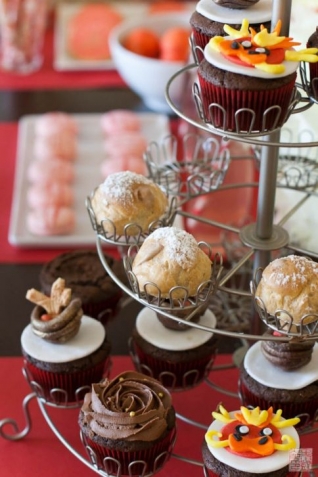Una fiesta de huevo rojo y jengibre (postre)