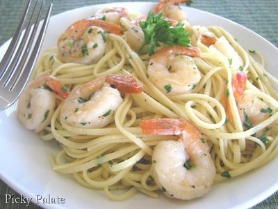 Un pequeño camarón Scampi para su fin de semana de vacaciones!