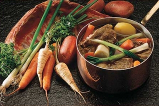 Un estofado de cordero irlandés tradicional