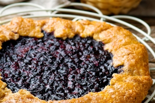 Un Crostata de arándanos fresco de verano es la tarta más fácil de hac