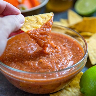 salsa de totmate rostizado