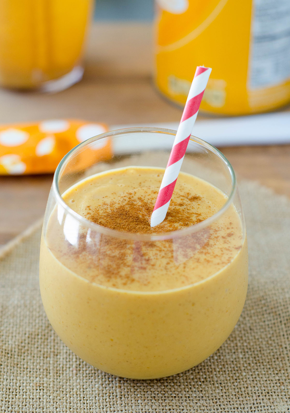 Pumpkin Pie Smoothie: A protein-packed way to get your pumpkin pie fix!