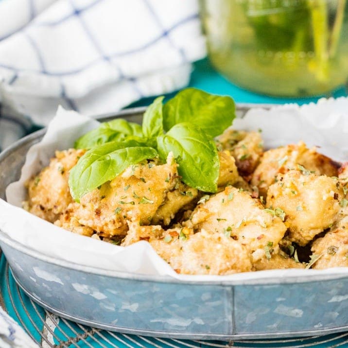 Crock Pot Chicken Wings (Alitas de ajo y parmesano)