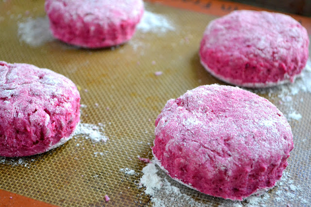 Galletas de remolacha asadas