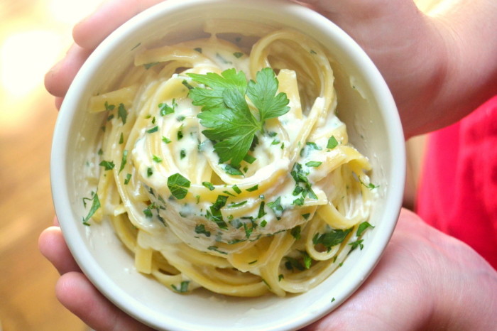 Lemony Fettucine Alfredo