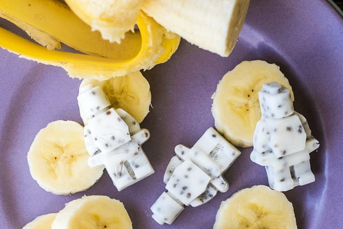 bocadillos de yogurt congelado saludables y divertidos