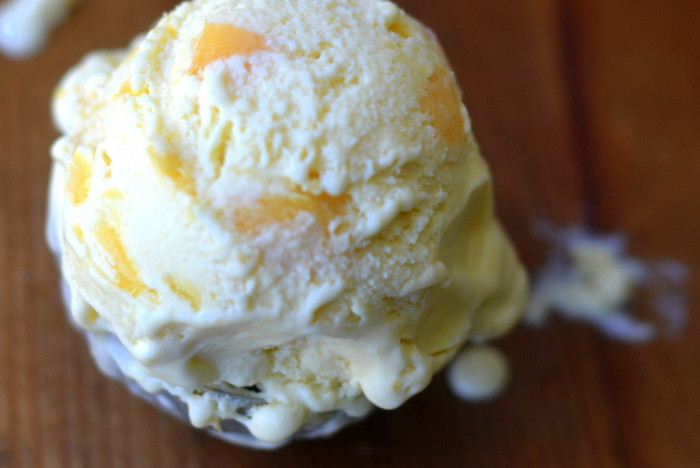 Helado de mantequilla de durazno a la antigua 7
