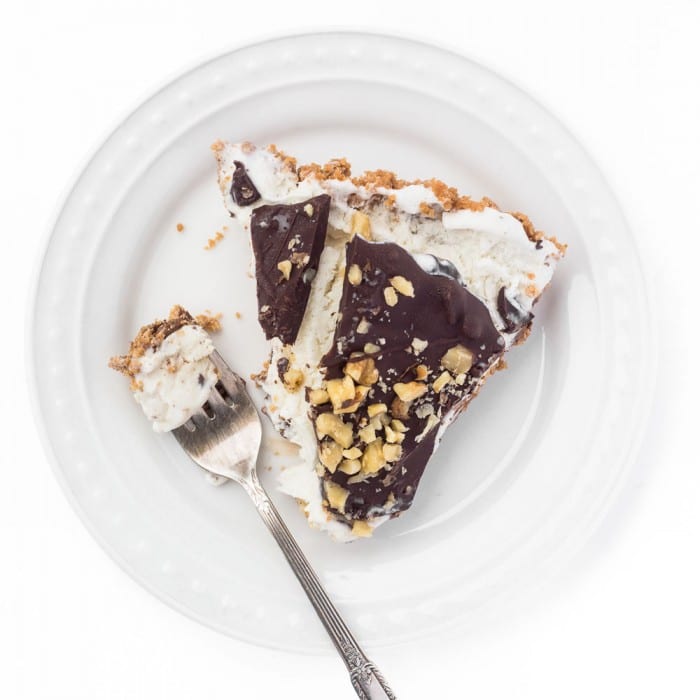 Tarta de helado de baquetas