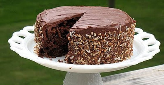 Pastel de chucrut de chocolate