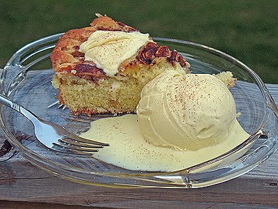 Glace à la cannelle