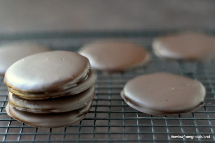 Lazy No Bake - Galletas finas de menta