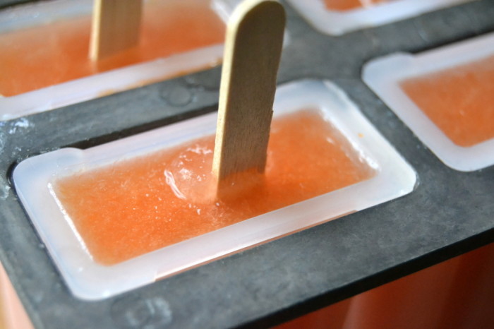 Papaya Rose Poptails