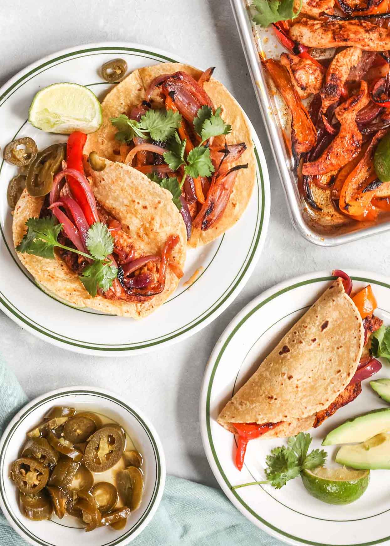 Sheet Pan Chicken Fajitas