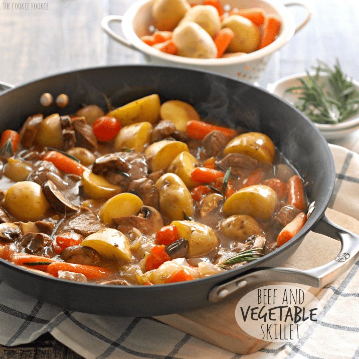 Sartén de Carne y Verduras