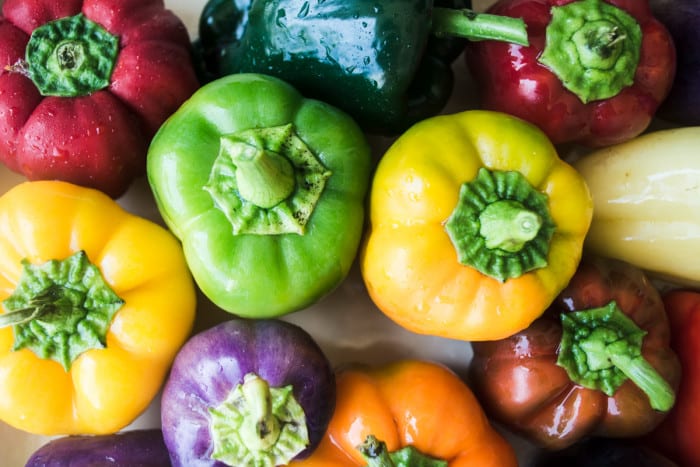 Pimientos de colores ~ theviewfromgreatisland.com
