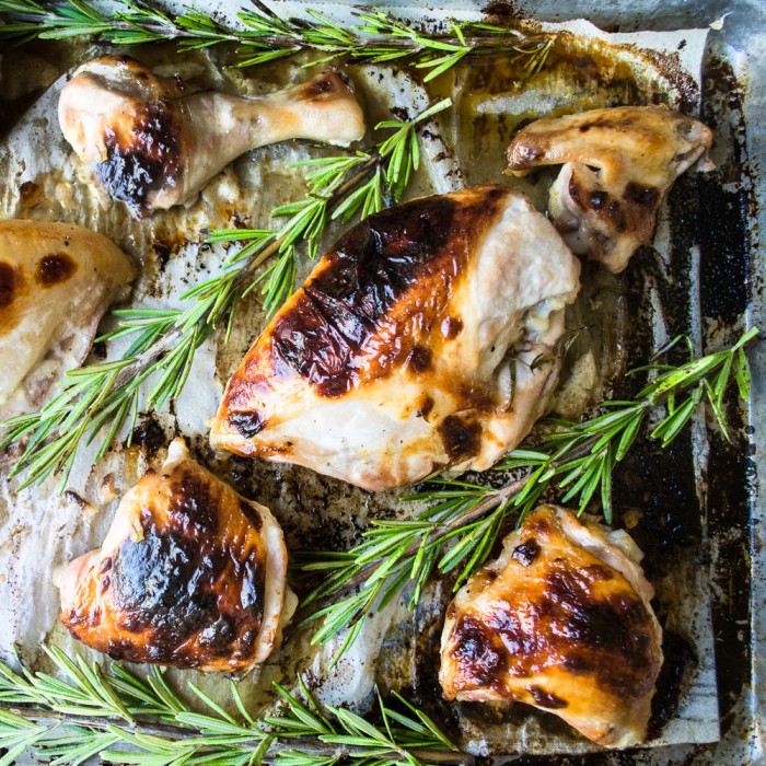 Pollo Asado con Mantequilla de Miel