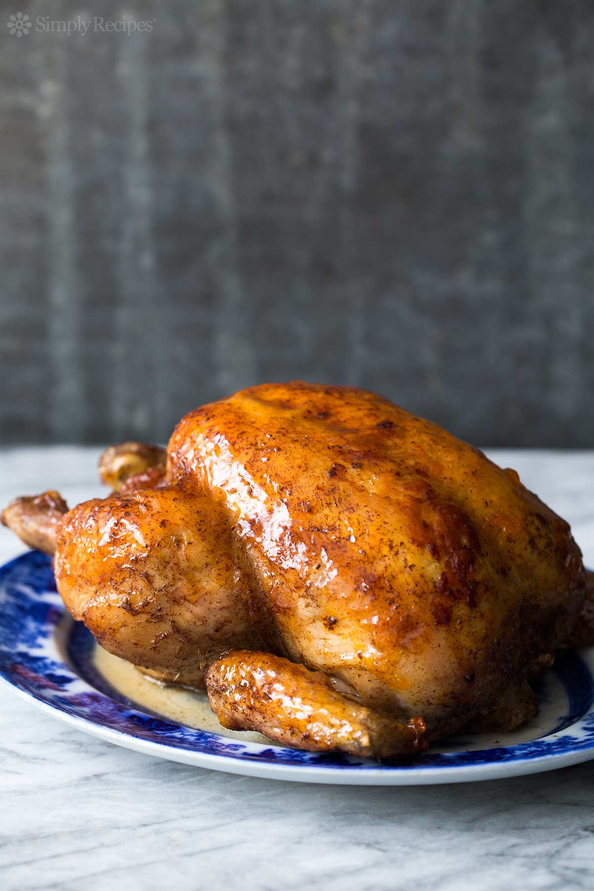 Roasted Chicken with Apricot Glaze