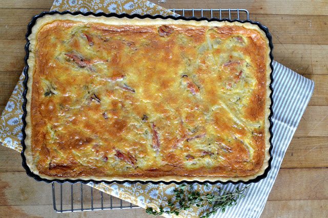 Quiche à l'oignon et au jambon de Vidalia