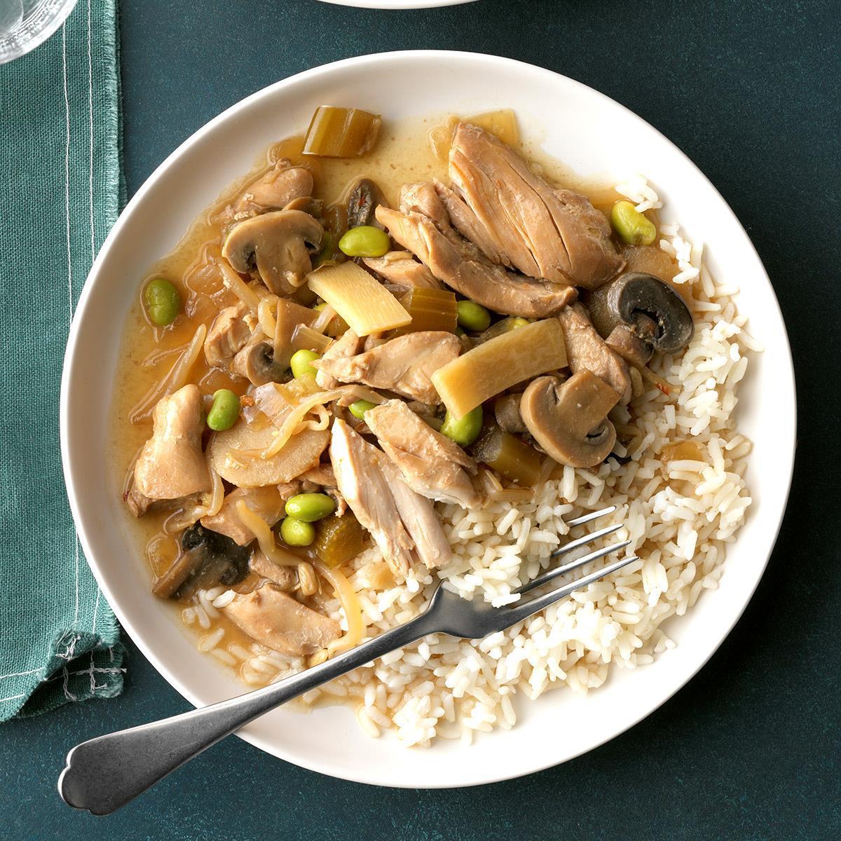 Olla A PresiĂłn Chuleta De Pollo Suey Receta