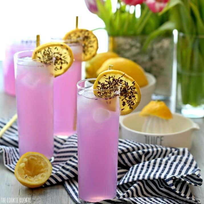 Receta de limonada de lavanda
