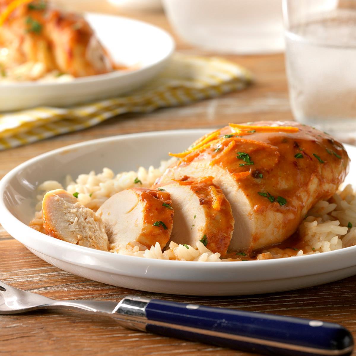 Olla A Presión Receta De Pollo Chipotle De Naranja