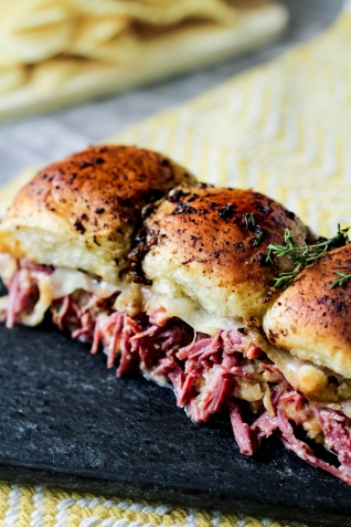 Reuben Sandwich Sliders