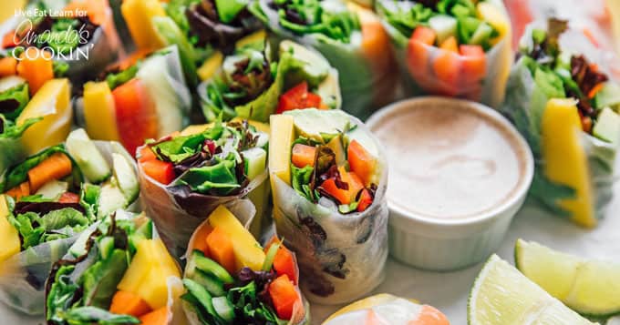 Rollitos de primavera de verduras