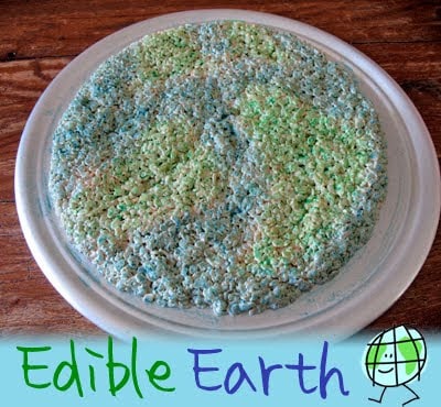 Tierra comestible: Rice Krispy Treats para el Día de la Tierra