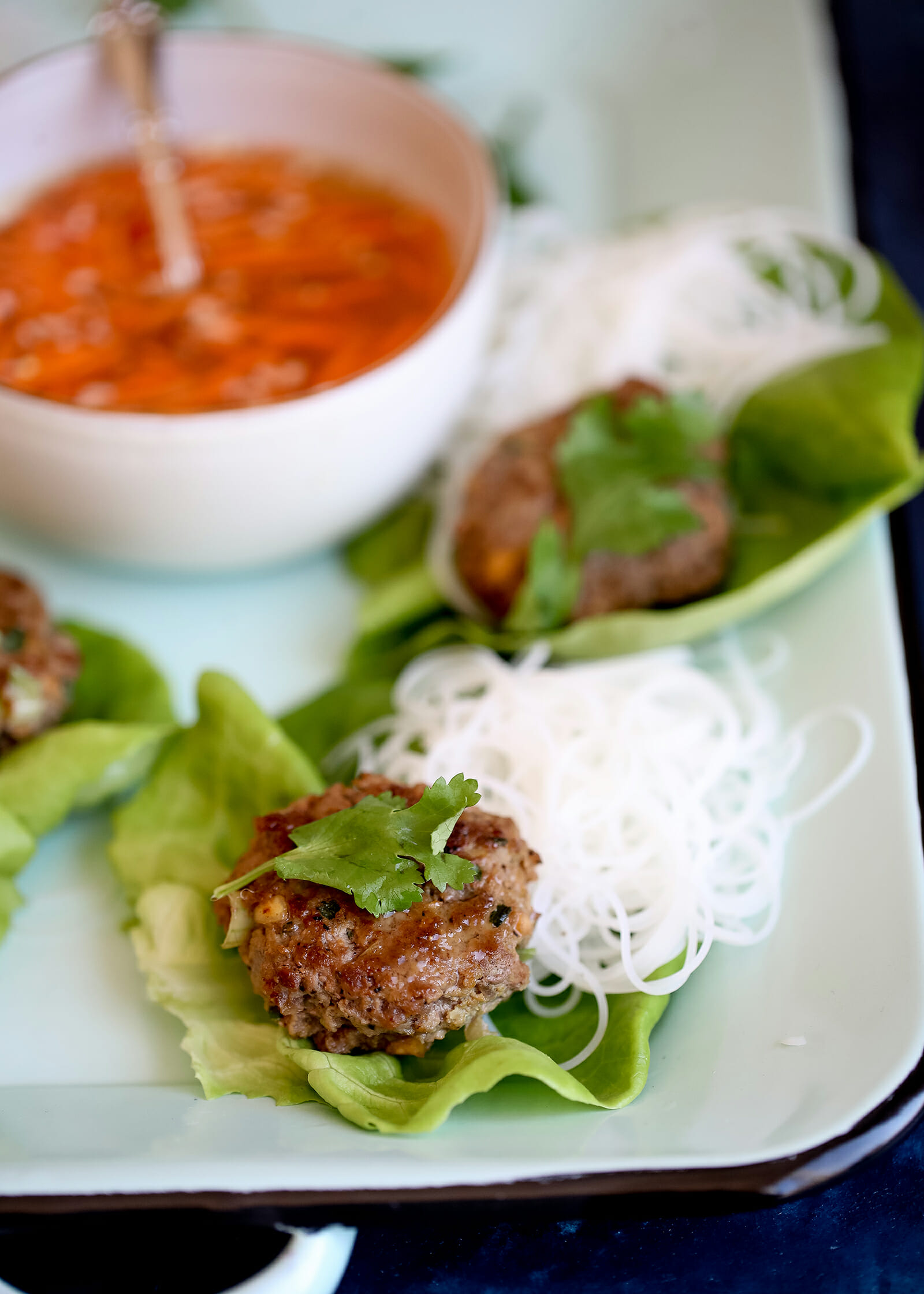 Wraps de laitue au boeuf