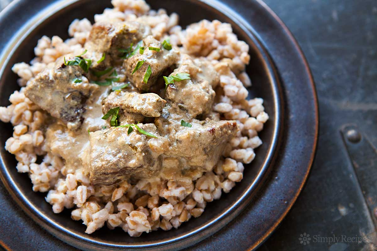 Lamb Braised in Milk with Farro