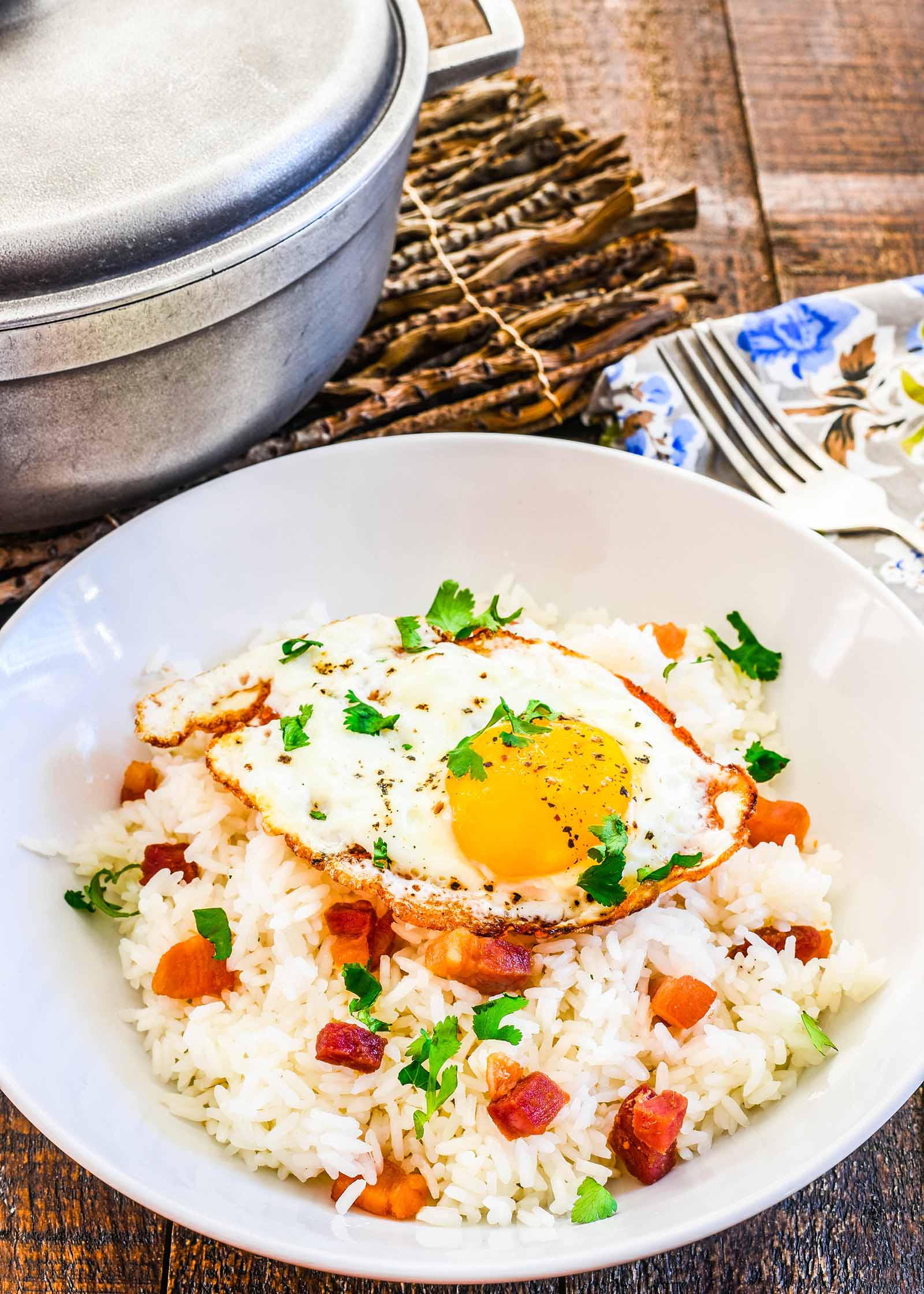 Puerto Rican Rice with Bacon