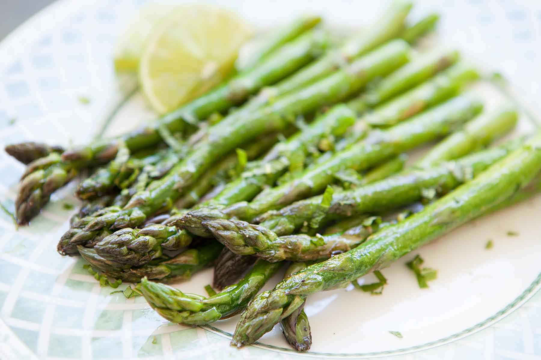 Asparagus with Lime and Mint