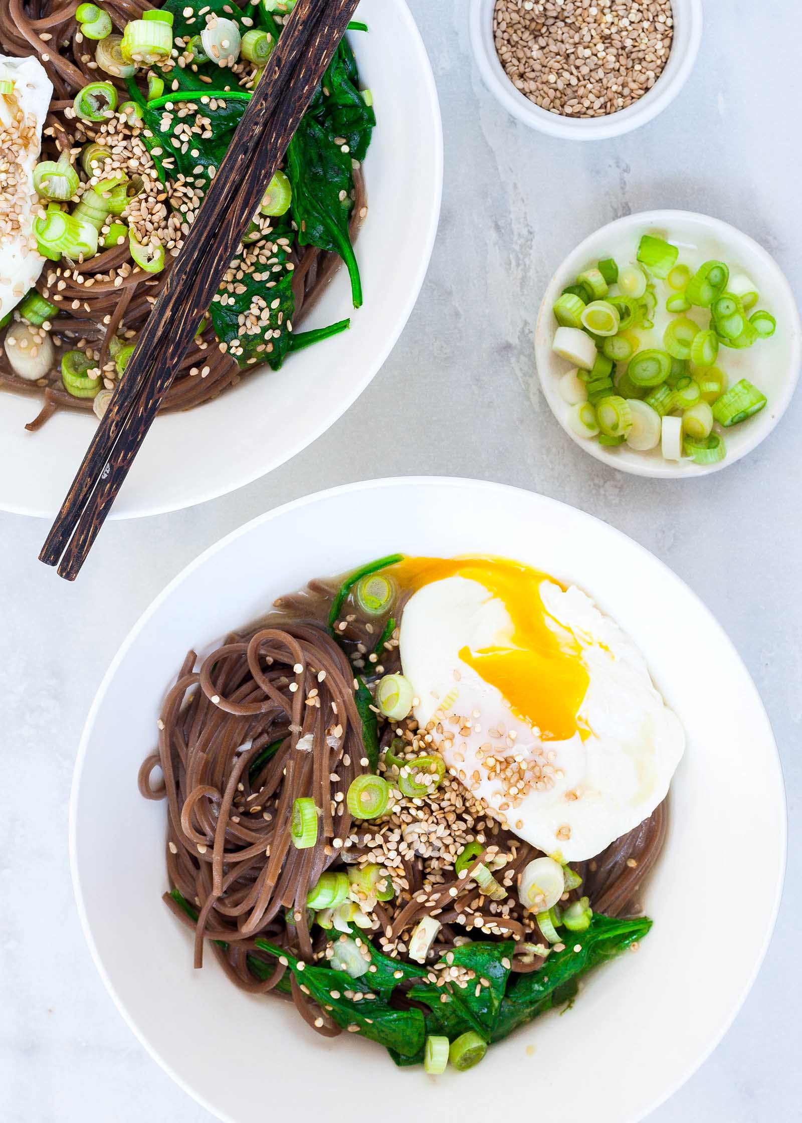 Sesame Soba Noodle Bowls
