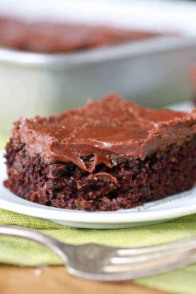 Brownies aux courgettes avec glaçage 1 minute!