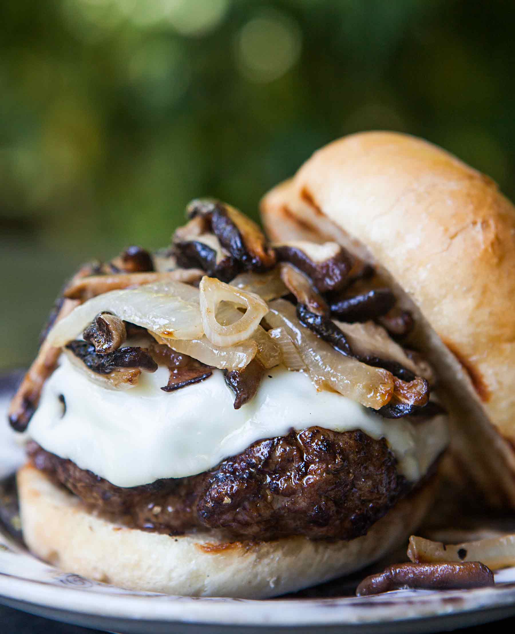 Grilled Beef Mushroom Burgers